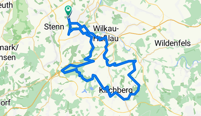 Huegelig Zwickau Kirchberg Quarksteine Plotzschgrund