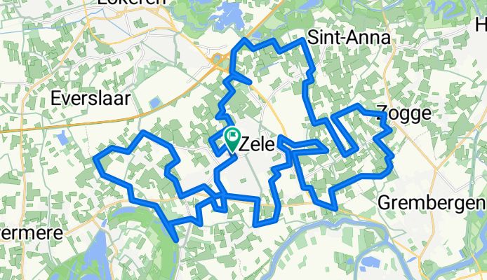 Lange Akker 25, Zele naar Lange Akker 8, Zele