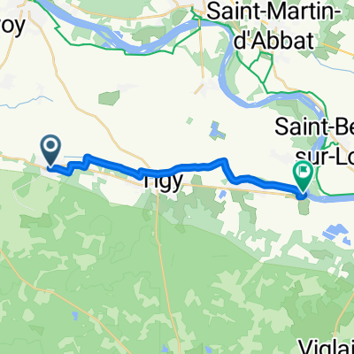 De Route d'Orléans, Vienne-en-Val à 23 Rue du Vieux Port, Guilly