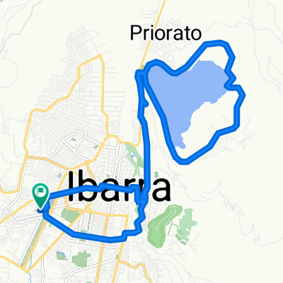 vuelta a Yahuarcocha desde el parque Centrica