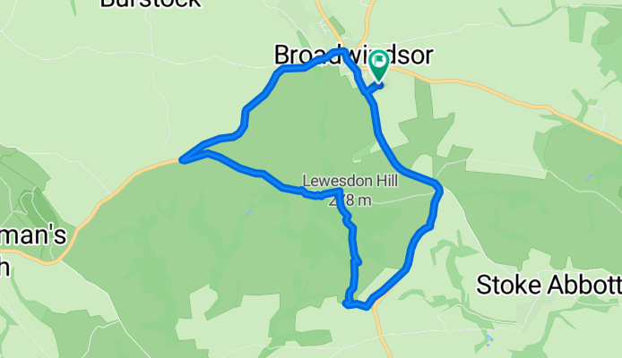 Redlands Lane 18, Broadwindsor to Redlands Lane 18, Broadwindsor