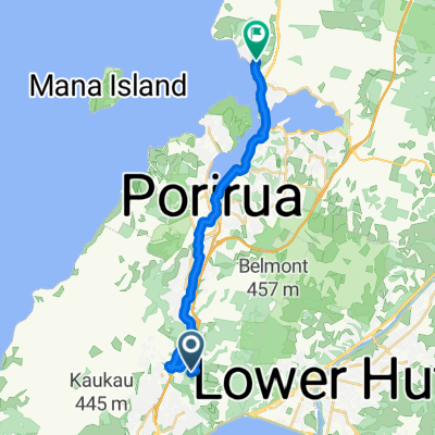 33 Trelawny Terrace, Grenada Village to 16 The Track, Plimmerton