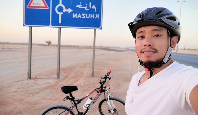 Photo 2 of the Bikemap route "Ath Thumamah Road, Riyadh to Al Majd 3805, Riyadh"