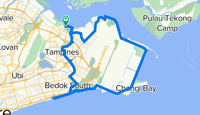 Pasir Ris Park, Changi Village to East Coast Lagoon 1, Singapore