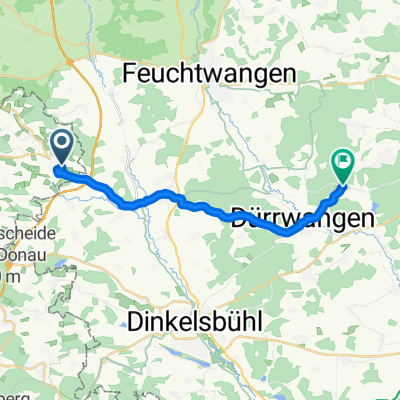 Hoher Weg 25, Kreßberg nach Unnamed Road, Dentlein am Forst