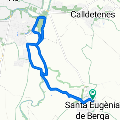 Da Carrer del Pirineu, 40, Santa Eugènia de Berga a Carrer del Pirineu, 40, Santa Eugènia de Berga