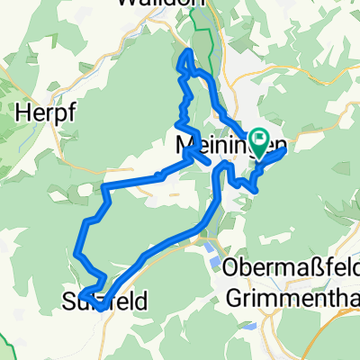 Am Wandervogel 37, Meiningen nach Am Wandervogel 37, Meiningen