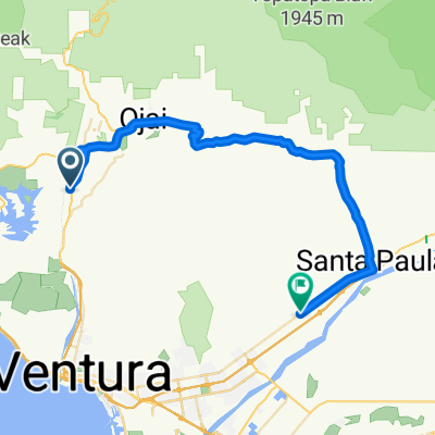 Ojai Valley Trail, Oak View to 13677–13761 Telegraph Rd, Santa Paula