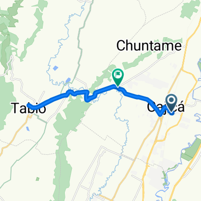 Cajicá- Tabio - Cajicá 25102020