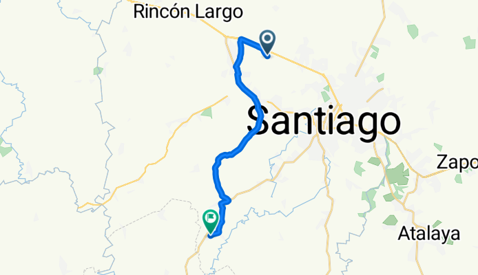 De Llano San Juan, La Peña a Unnamed Road