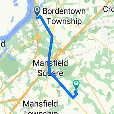 Route to 5 Hickory Dr, Columbus