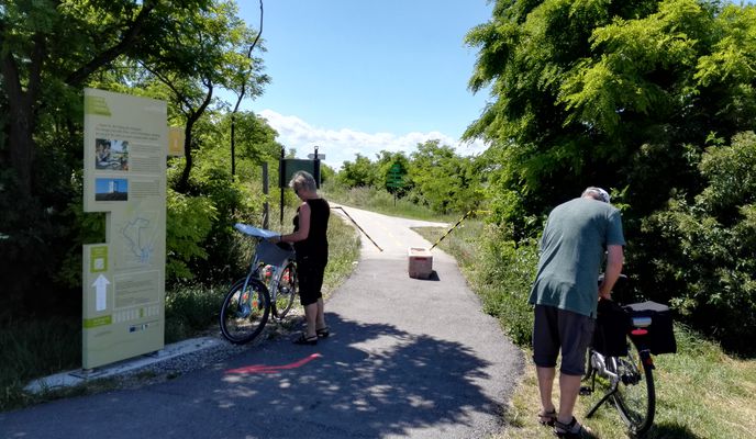 Photo 2 of the Bikemap route "FSll, Trausdorf an der Wulka - Neusiedlersee Runfahrt - FS ll, Trausdorf an der Wulka"