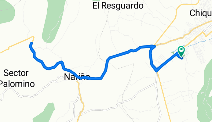 De Carrera 5a 3-31, Chiquinquirá a Carrera 5a 3-31, Chiquinquirá