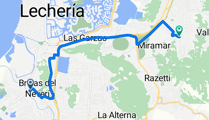 De Barcelona a Calle Marino 65, Puerto La Cruz