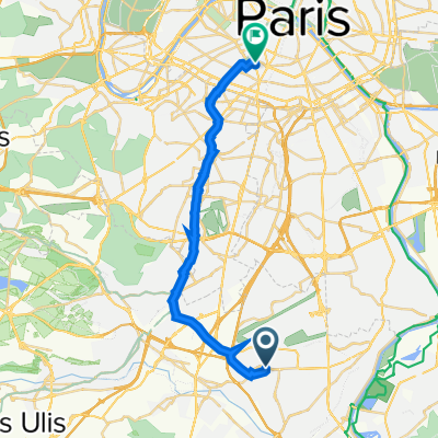 morangis-Mintparnasse via coulée verte