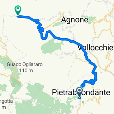Via Roma 66, Pietrabbondante nach SP87, Capracotta