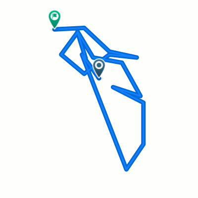 Rota para Unnamed Road