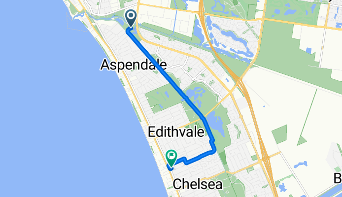 Route to 1A Kangaroo Road, Chelsea
