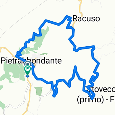 Via Roma 93, Pietrabbondante nach Via Roma 66, Pietrabbondante