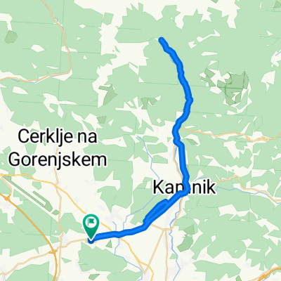 Route from Žeje pri Komendi 115