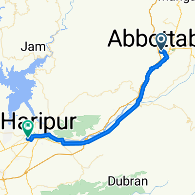 Pakistan, Abbottabad to Aalma, Harīpur