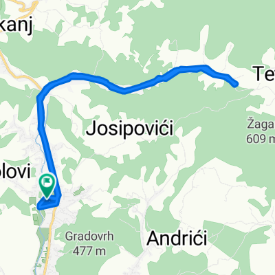 Gradovrška, Tuzla to Gradovrška, Tuzla