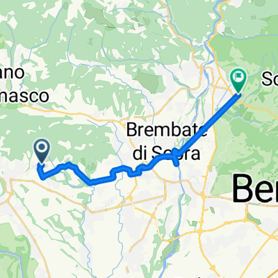 Da Viale Pacem in Terris 5, Sotto il Monte Giovanni XXIII a Via Monte Taddeo 10, Almè