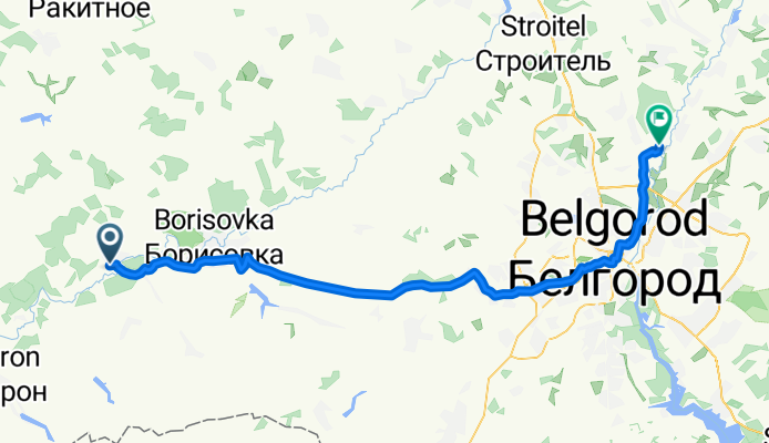 От Unnamed Road до Подгорная улица 9, Петропавловка