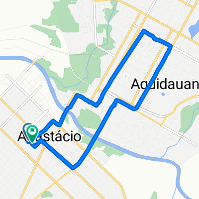 De Rua Nilza Ribeiro, Anastácio a Rua Nilza Ribeiro, Anastácio