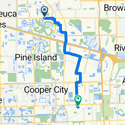 Central Park Dr, Plantation to 7450 Stirling Rd, Davie