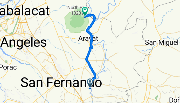Pampanga River Control Road, San Simon to La Paz (Turu)