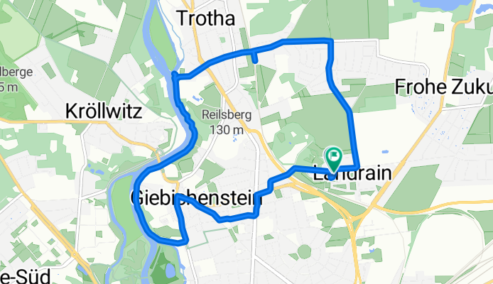 Gaußstraße 13, Halle (Saale) nach Gaußstraße 13, Halle (Saale)