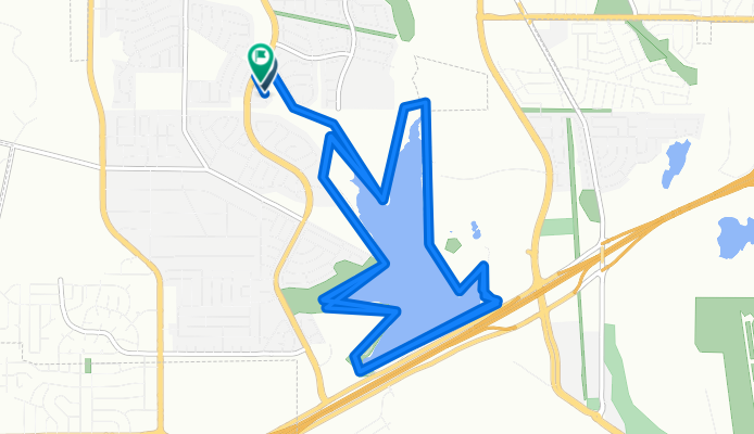 Swains Lake Dr, Fort Worth to Swains Lake Dr, Fort Worth
