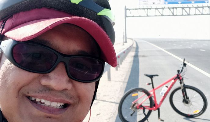 Foto 1 der Bikemap-Route "self fun ride for sun bathing :)"