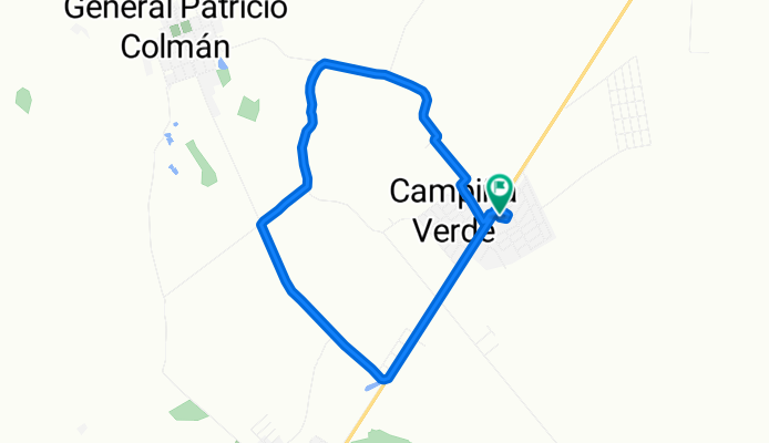De Calle de Servicio de la Ruta 6ta. - Tramo Norte a Calle de Servicio de la Ruta 6ta. - Tramo Norte