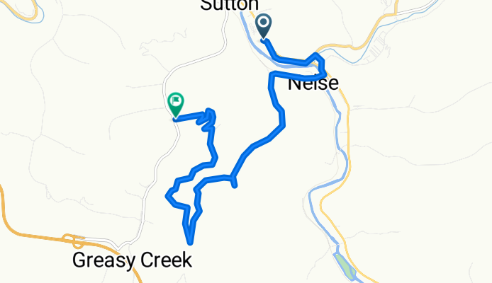 5547 E Shelbiana Rd, Pikeville to 1840–1978 Greasy Creek Rd, Shelbiana