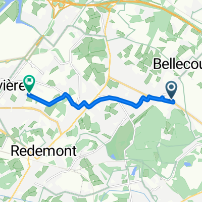 De Rue de Bascoup 325A, Manage à Boulevard du Tivoli 39, La Louvière