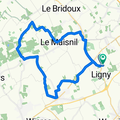 De Rue du Brullé 14, Beaucamps-Ligny à Rue du Brullé 17, Beaucamps-Ligny