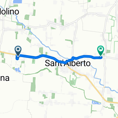 Da Via Giuseppe Verdi 4, Sant'Alberto a Via Bettin 44B