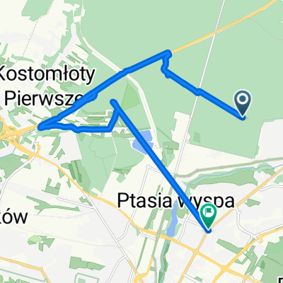 Kielce do Kostomłoty Pierwsze
