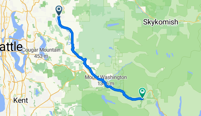 Snoqualmie Valley Trail, Duvall to Annette Lake, North Bend