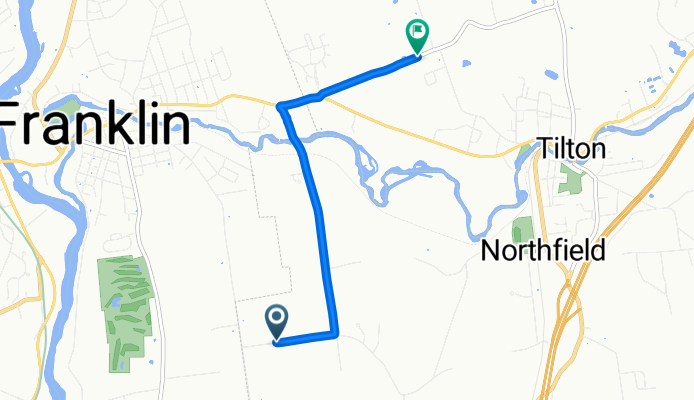 199 Hodgdon Rd, Northfield to 30 Clark Rd, Tilton