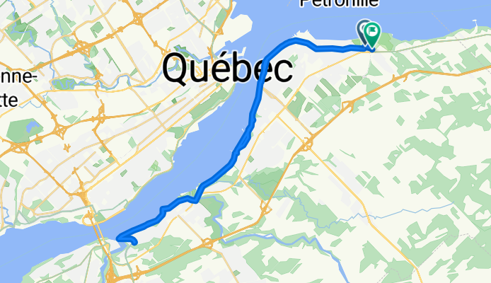 De 793 Rue Saint-Joseph, Lévis à 6–30 Rue de la Grève-Labonté, Lévis