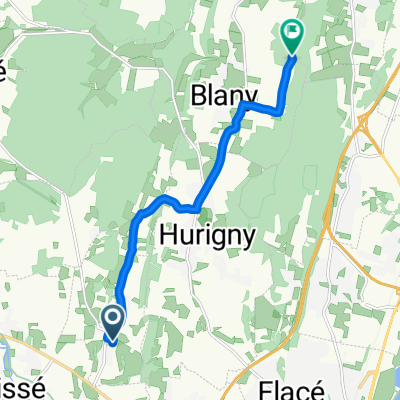 Itinéraire à partir de 49 Impasse des Petouges, Chevagny-les-Chevrières