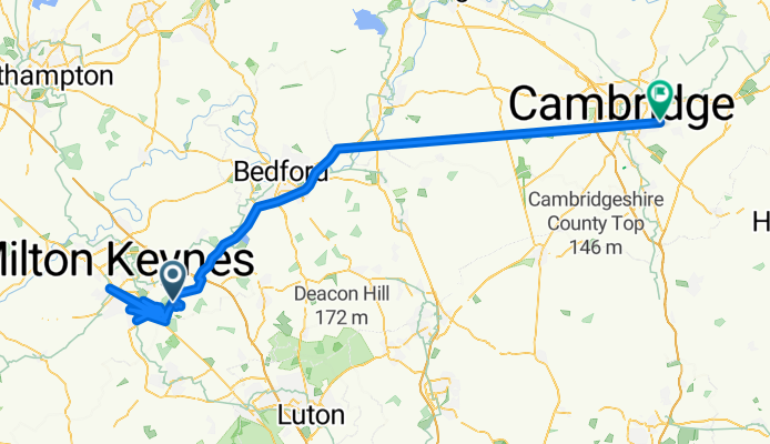 Church Road 102, Woburn Sands to Loris Court 1