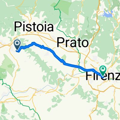 Da Via Montevettolini Cantagrillo 500–504, Monsummano Terme a Via Pisana 26/A, Firenze