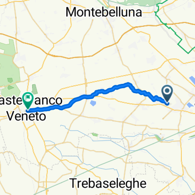 Da Via della Libertà, Paese a Piazza Trento e Trieste 5–7, Castelfranco Veneto