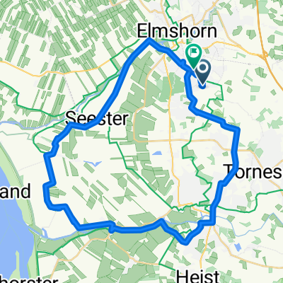 40km Rundtour Seester Seestermühe Neuendeich Mooreege Uetersen Heidgraben