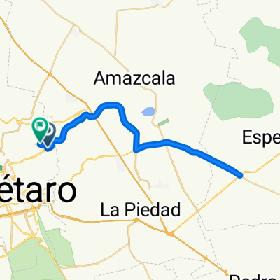 De Anillo Vial Fray Junípero Serra, Santiago de Querétaro a Avenida La Vista 1037, Santiago de Querétaro