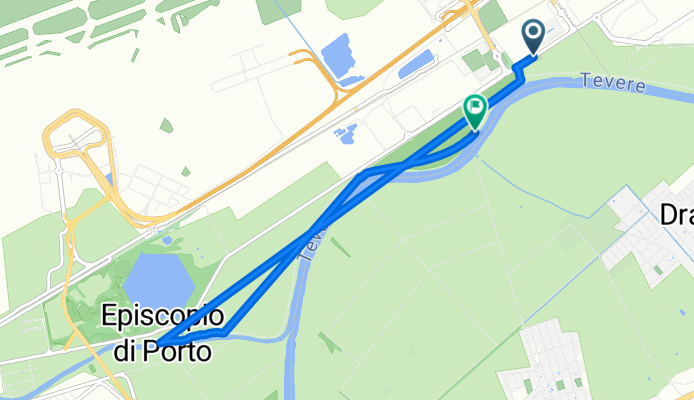 Percorso da Via Portuense 1811, Fiumicino